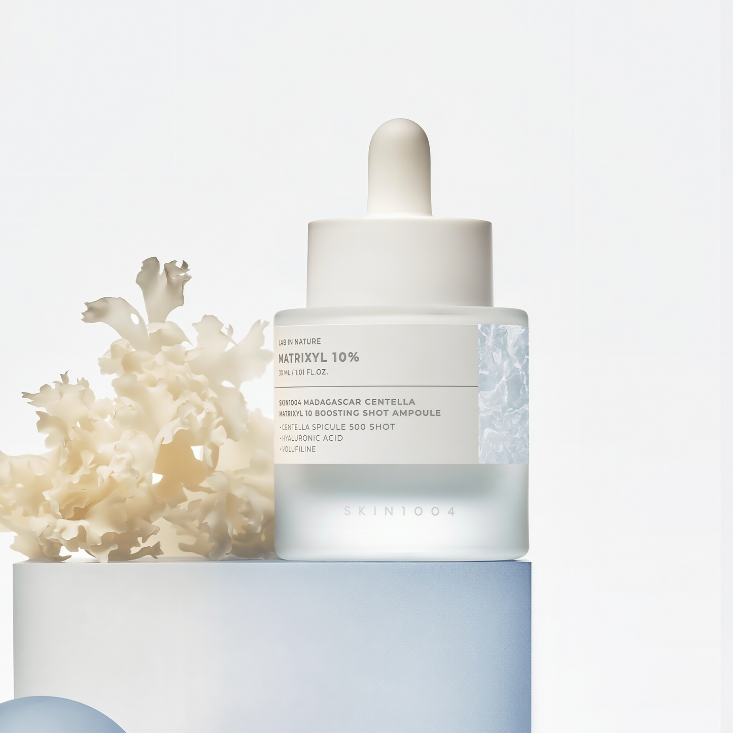 SKIN1004 Matrixyl 10% Boosting Shot Ampoule, Volufiline & Hyaluronic Acid Serum for Face, Spicule for Deep Hydration & Firming, Moisture Volume Care for Under Eye, Korean Skin Care, 1.01fl.oz / 30ml