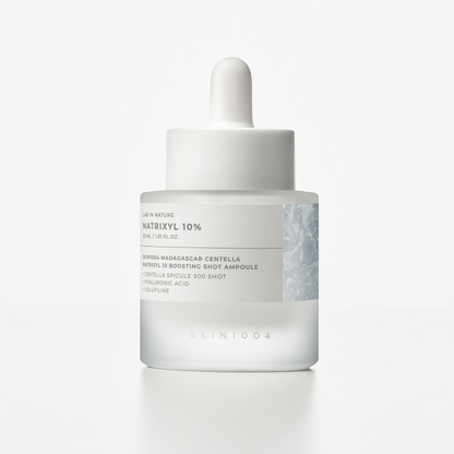SKIN1004 Matrixyl 10% Boosting Shot Ampoule, Volufiline & Hyaluronic Acid Serum for Face, Spicule for Deep Hydration & Firming, Moisture Volume Care for Under Eye, Korean Skin Care, 1.01fl.oz / 30ml